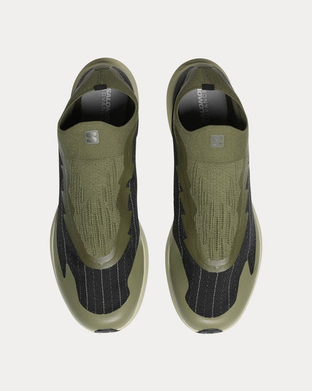 Salomon Pulsar Reflective Advanced Olive Night / Alfalfa / Deep Lichen Green Slip On Sneakers - 2