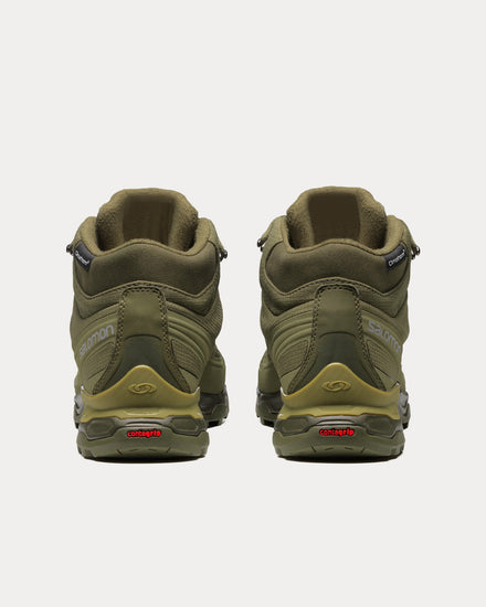 Salomon Shelter CSWP Olive Night / Deep Lichen Green / Dried Herb High Top Sneakers - 3