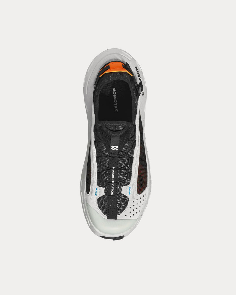 Salomon Solamphibian White / Black / Red Orange Hiking Shoes - 2