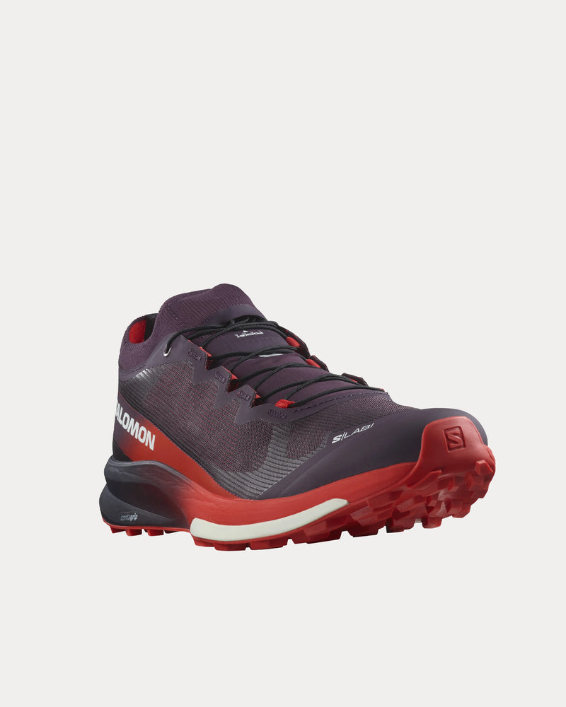 Salomon S/Lab Ultra 3 Plum Perfect / Fiery Red Running Shoes - 3