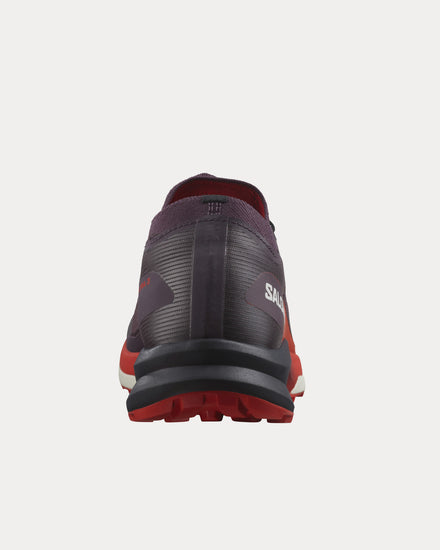 Salomon S/Lab Ultra 3 Plum Perfect / Fiery Red Running Shoes - 4