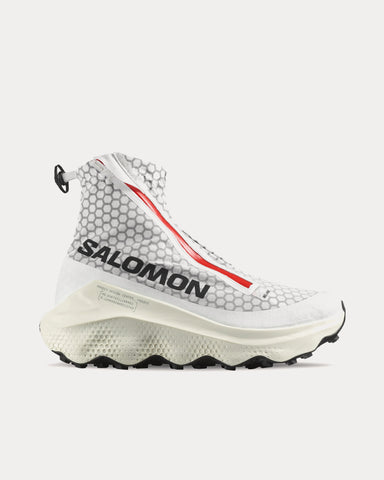 Salomon S/Lab Ultra Dust White / Fiery Red Running Shoes