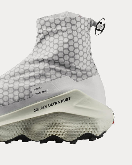 Salomon S/Lab Ultra Dust White / Fiery Red Running Shoes - 5