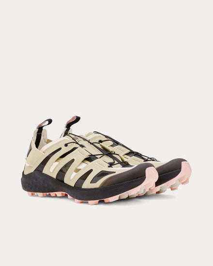 Salomon Udara Advanced Pale Olive Green / Black / Impatiens Pink Low Top Sneakers - 3