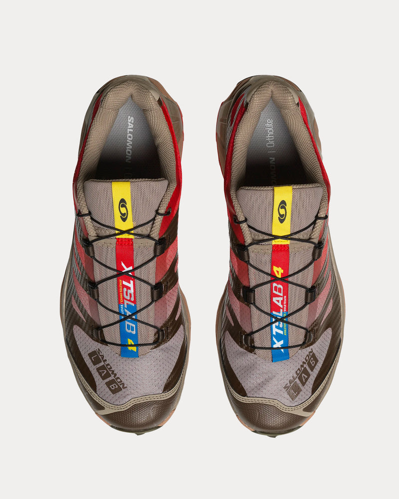 Salomon XT-4 OG Wren / Vintage Khaki / Aurora Red Low Top Sneakers - 2