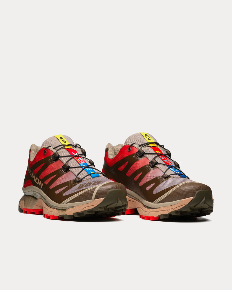 Salomon XT-4 OG Wren / Vintage Khaki / Aurora Red Low Top Sneakers - 3