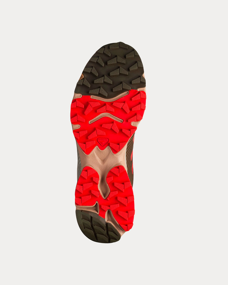 Salomon XT-4 OG Wren / Vintage Khaki / Aurora Red Low Top Sneakers - 5