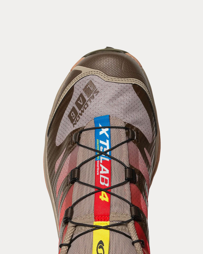 Salomon XT-4 OG Wren / Vintage Khaki / Aurora Red Low Top Sneakers - 6