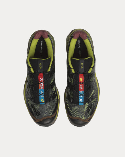 Salomon XT-4 OG R.A.D Black / Dark Citron / Nocturne Low Top Sneakers - 2