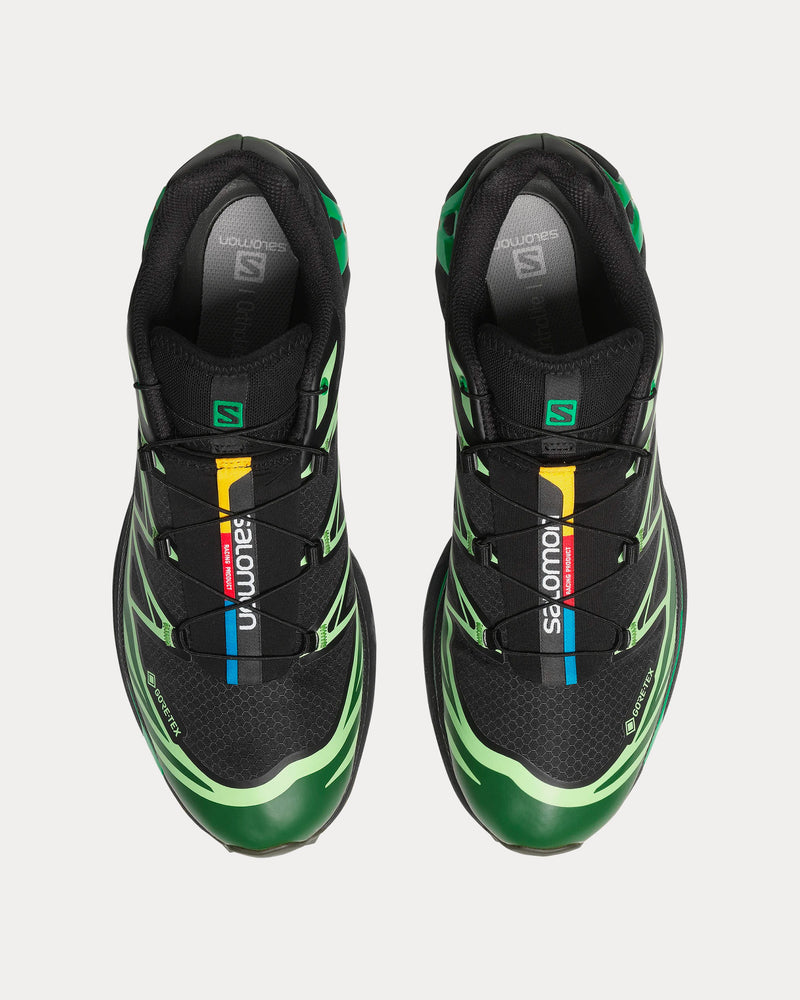 Salomon XT-6 Gore-Tex Black / Eden / Green Ash Low Top Sneakers - 2