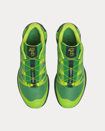 Salomon x FERXXO XT-Pathway 2 Bright Green / Green Gecko Low Top Sneakers - 2