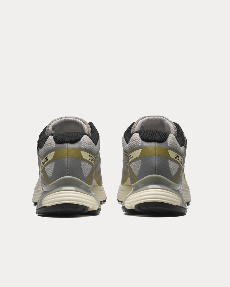 Salomon XT-Pathway Gore-Tex Ghost Gray / Almond Milk / Black Low Top Sneakers - 3