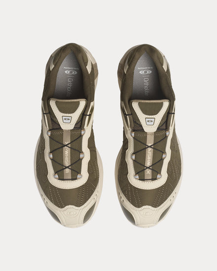 Salomon XT-Whisper 'Basecamp' Olive Night / Almond Milk / Silver Sage Low Top Sneakers - 2