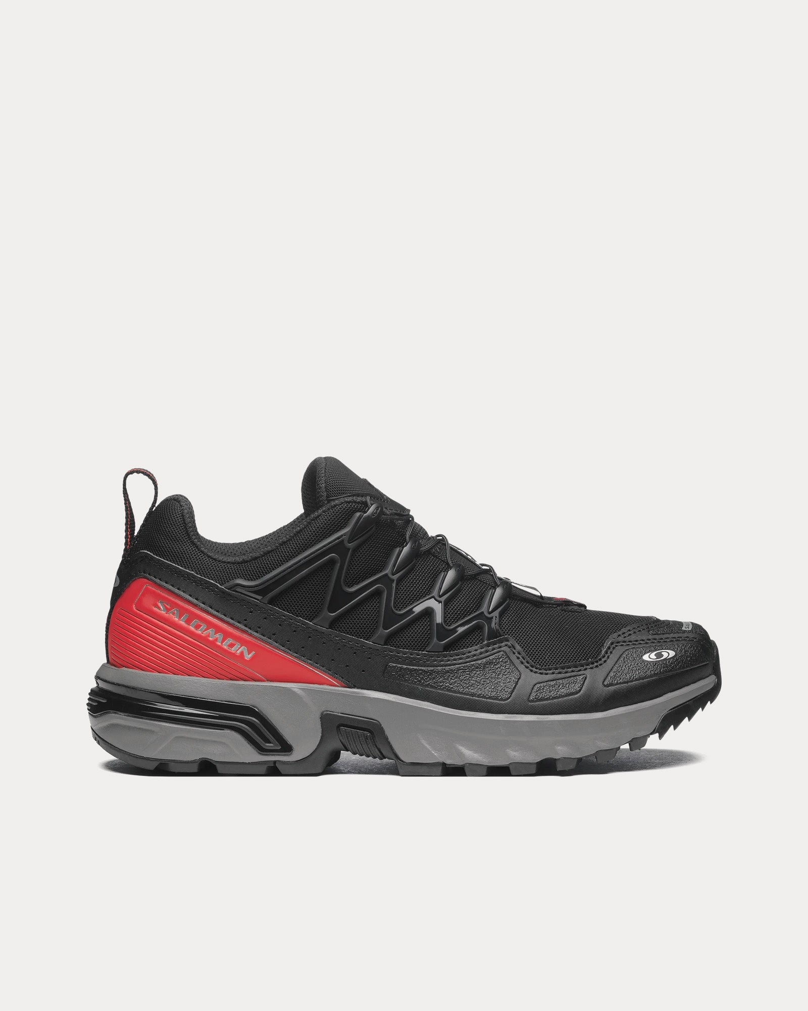Salomon - ACS + Black / Aurora Red / White Low Top Sneakers