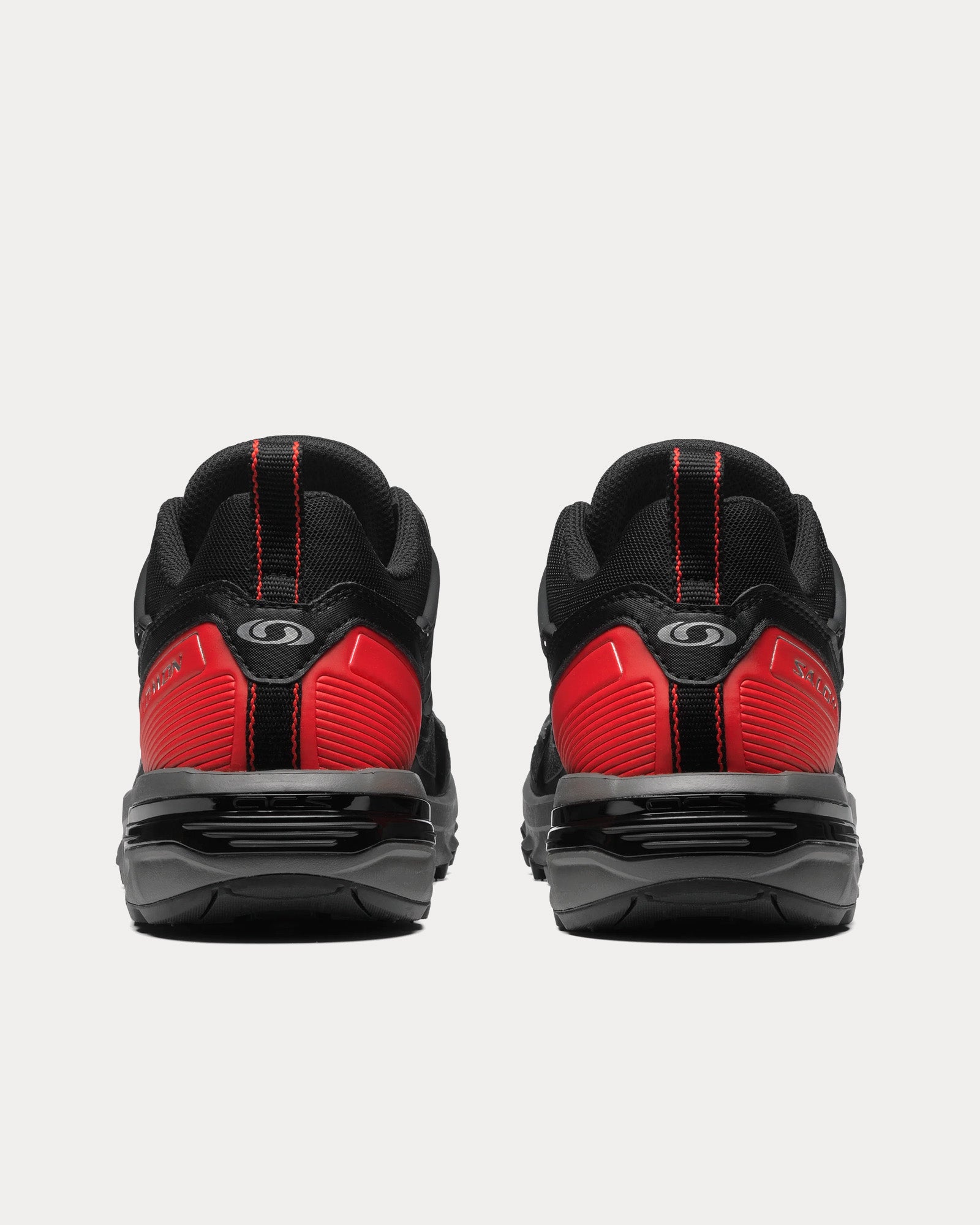 Salomon - ACS + Black / Aurora Red / White Low Top Sneakers