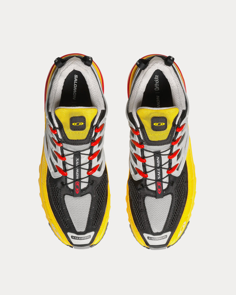 Salomon Unisex ACS Pro Black / Lemon / High Risk Red Low Top Sneakers