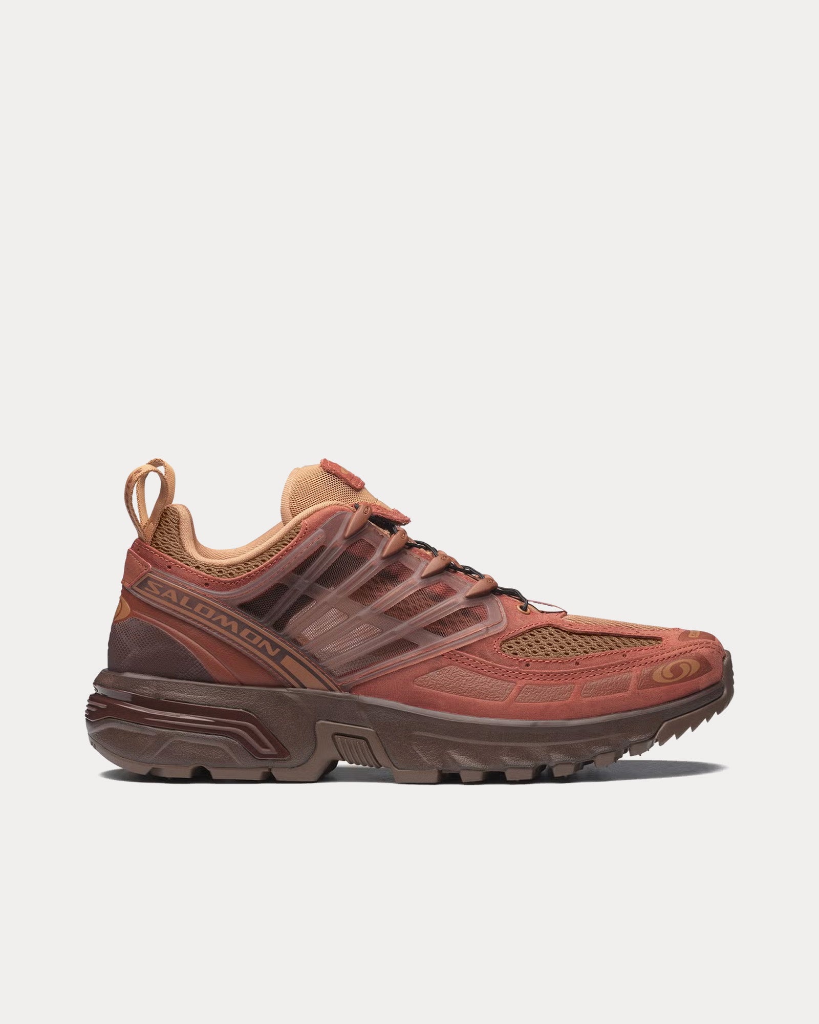 Salomon Unisex ACS Pro Pecan Brown / Chili Low Top Sneakers