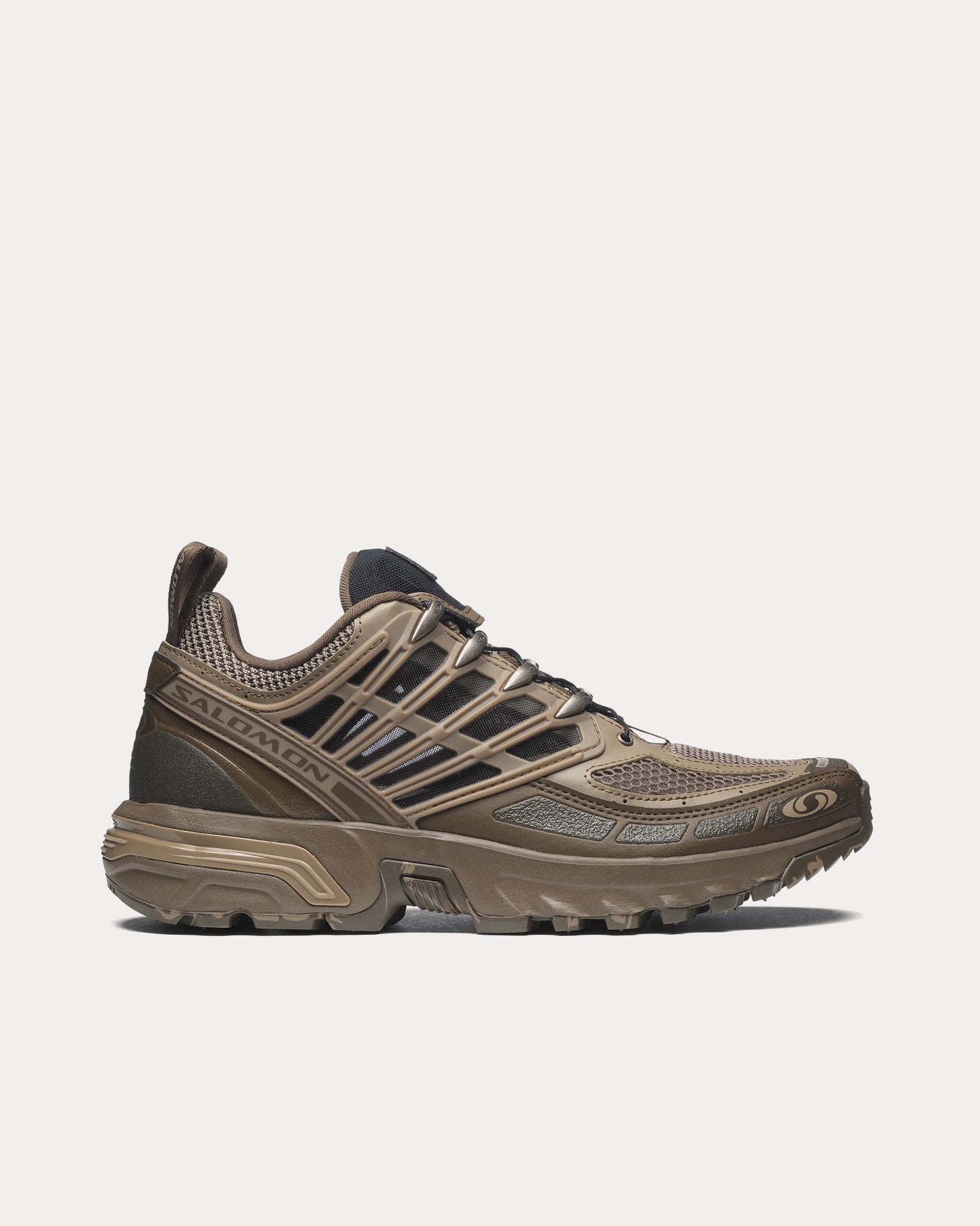 靴 SALOMON ACS PRO DESERT Salomon Unisex ACS Pro Desert Dark Earth / Caribou / Wren Low Top