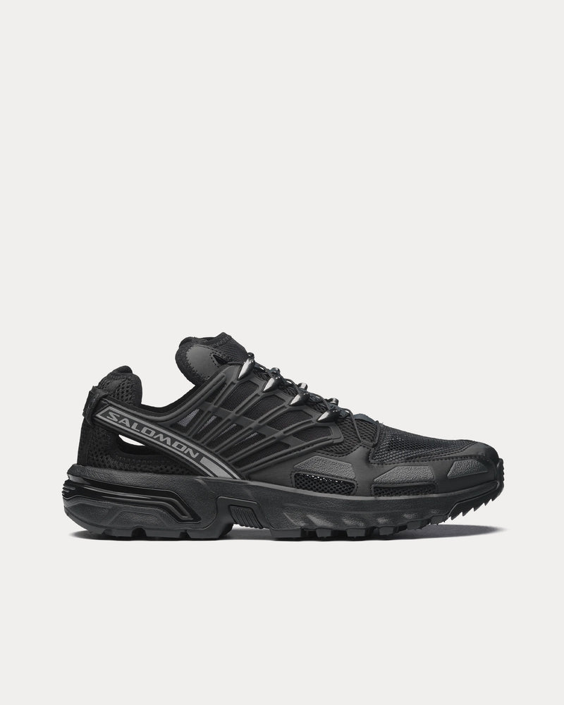 Salomon Unisex ACS Pro Shell Black / Black Low Top Sneakers