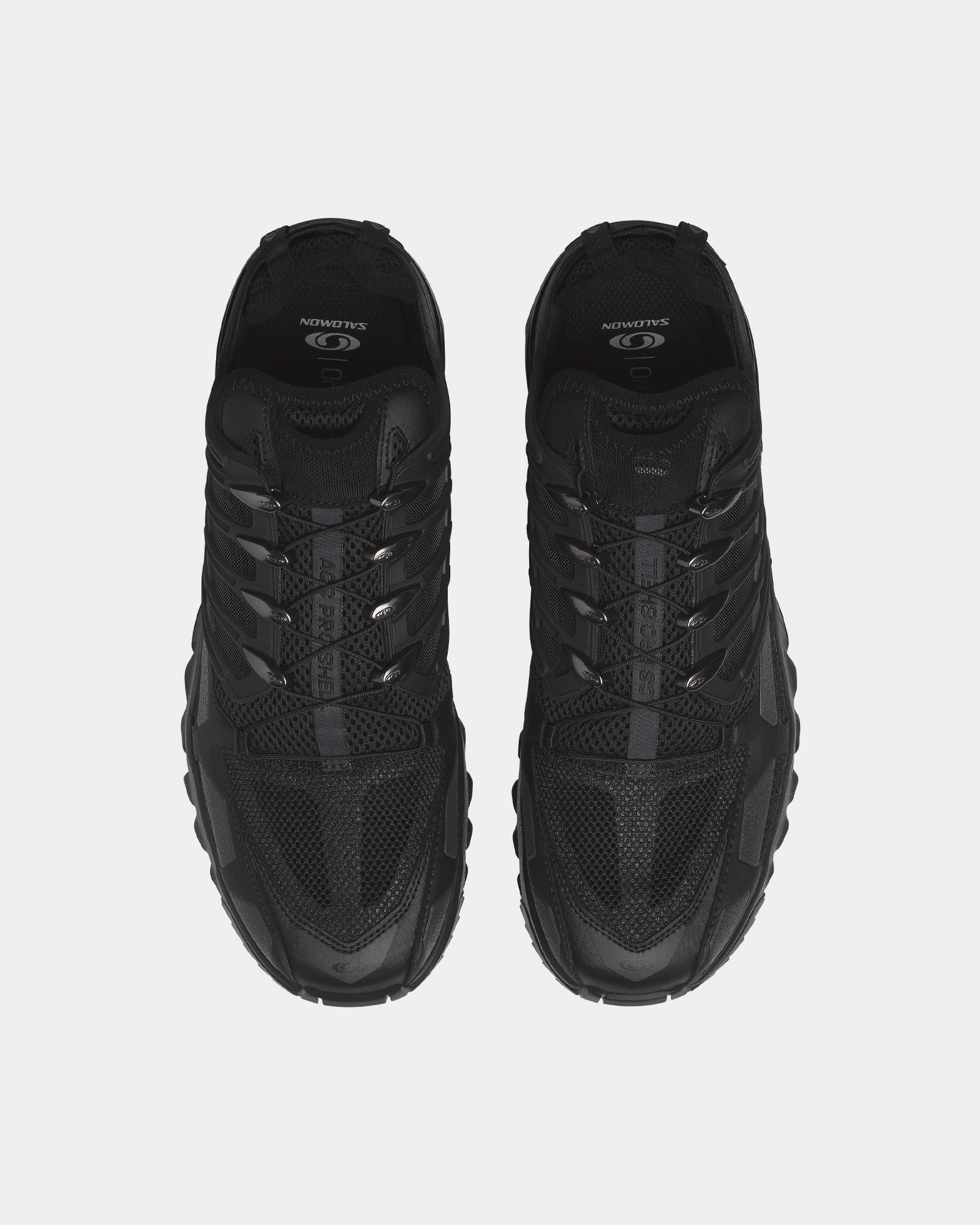 Salomon Unisex ACS Pro Shell Black / Black Low Top Sneakers