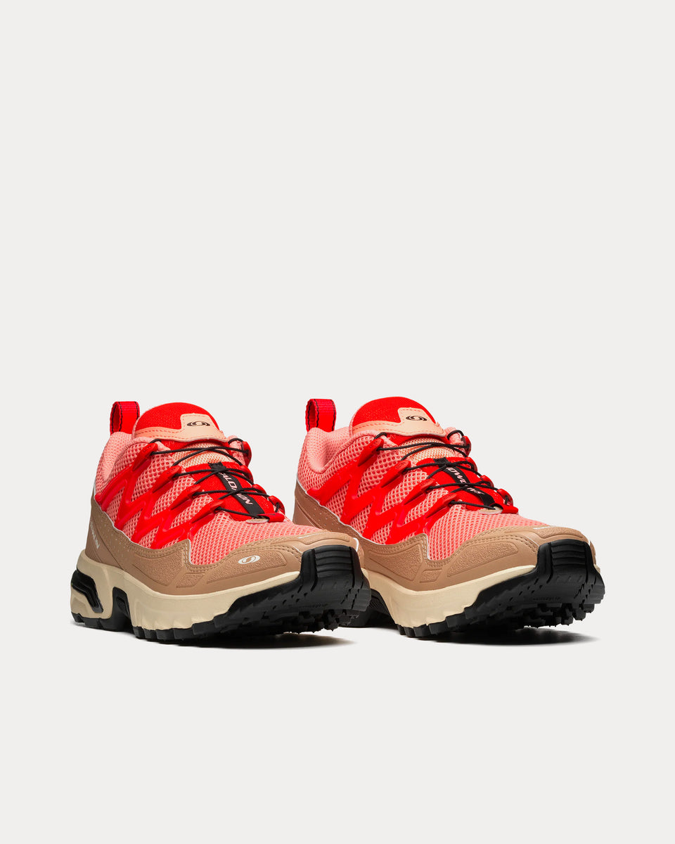 Salomon ACS + OG Natural / Shortbread / Poppy Red Low Top Sneakers ...