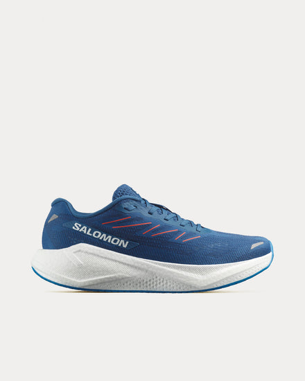 Salomon Aero Blaze 3 Dark Blue / White / Cherry Tomato Running Shoes - 1