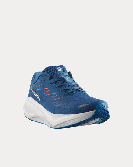 Salomon Aero Blaze 3 Dark Blue / White / Cherry Tomato Running Shoes - 3