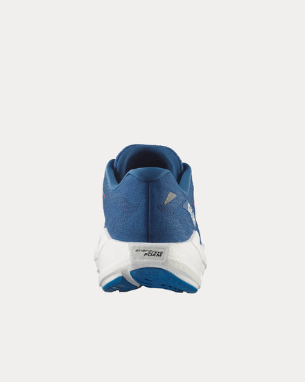 Salomon Aero Blaze 3 Dark Blue / White / Cherry Tomato Running Shoes - 4