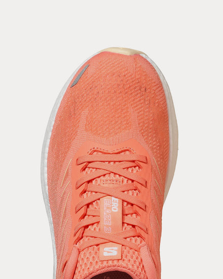Salomon Aero Blaze 3 Fusion Coral / White / Tender Peach Running Shoes - 2