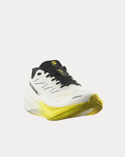 Salomon Aero Blaze 3 White / Black / Blazing Yellow Running Shoes - 3