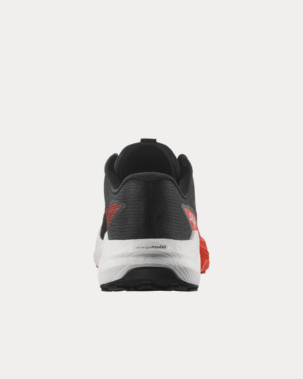 Salomon Pulsar Black / White / Cherry Tomato Running Shoes - 3