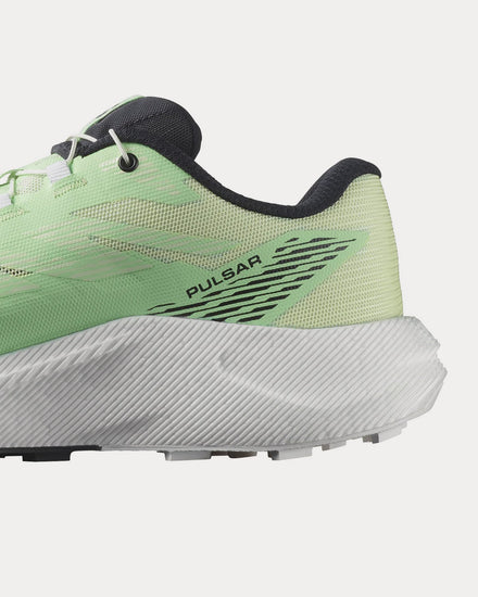 Salomon Pulsar Patina Green / White / Black Running Shoes - 5