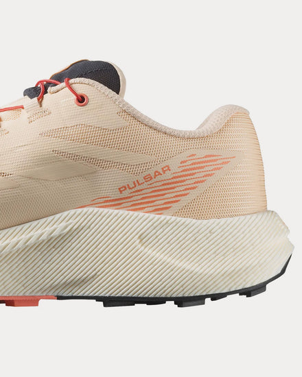 Salomon Pulsar Tender Peach / Vanilla Ice / Fusion Coral Running Shoes - 5