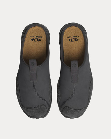 Salomon RX Slide Leather Phantom / Black Slip Ons - 2