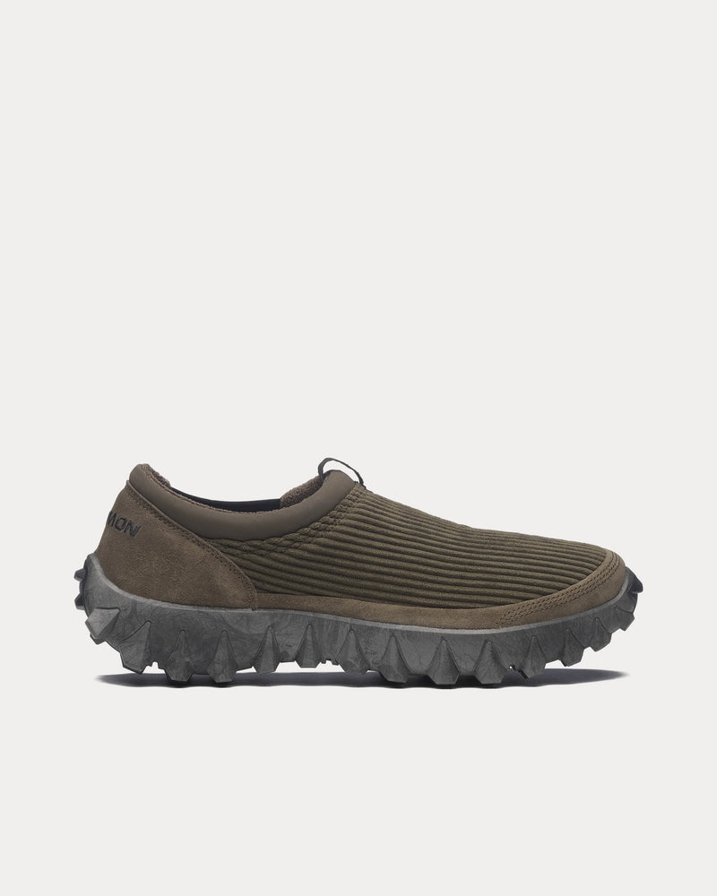 Salomon Snowclog Corduroy Delicioso / Black / Black Slip On Sneakers - 1