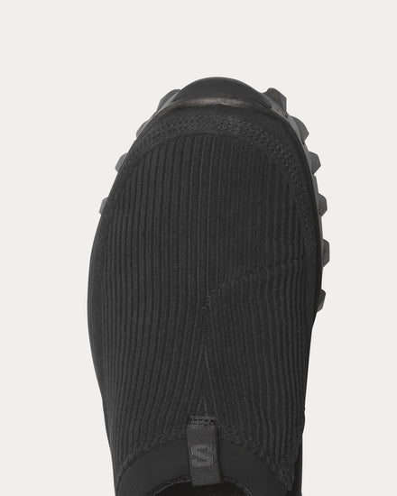 Salomon Snowclog Corduroy Black / Black / Black Slip On Sneakers - 5