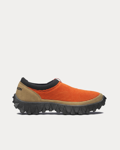 Salomon Snowclog Corduroy Burnt Ochre / Kelp / Black Slip On Sneakers