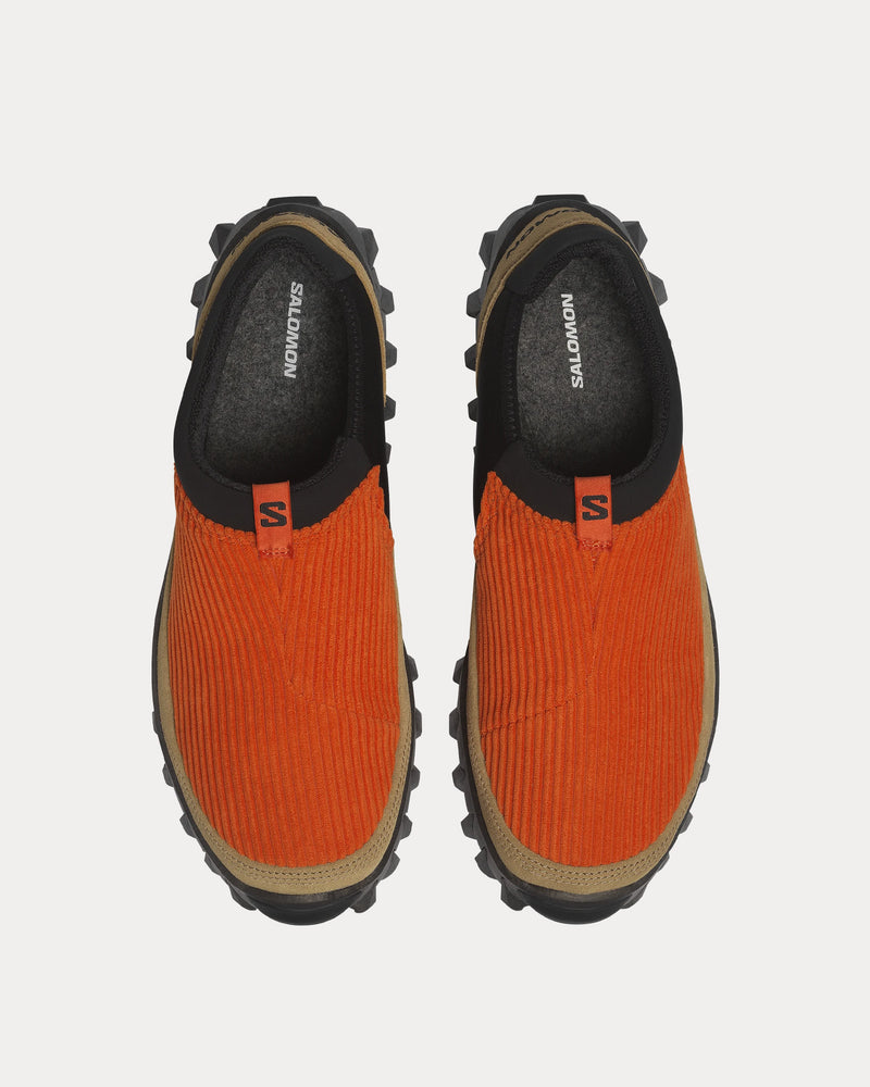 Salomon Snowclog Corduroy Burnt Ochre / Kelp / Black Slip On Sneakers - 2