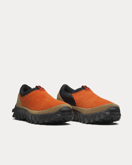 Salomon Snowclog Corduroy Burnt Ochre / Kelp / Black Slip On Sneakers - 3