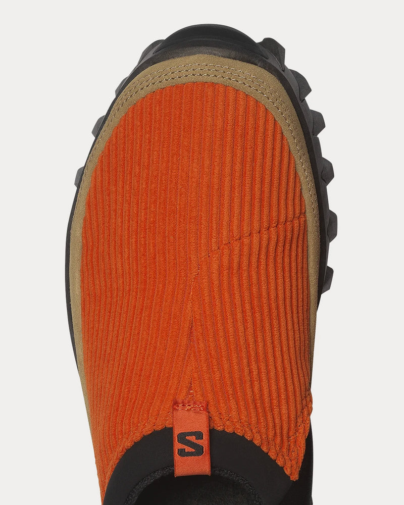 Salomon Snowclog Corduroy Burnt Ochre / Kelp / Black Slip On Sneakers - 5