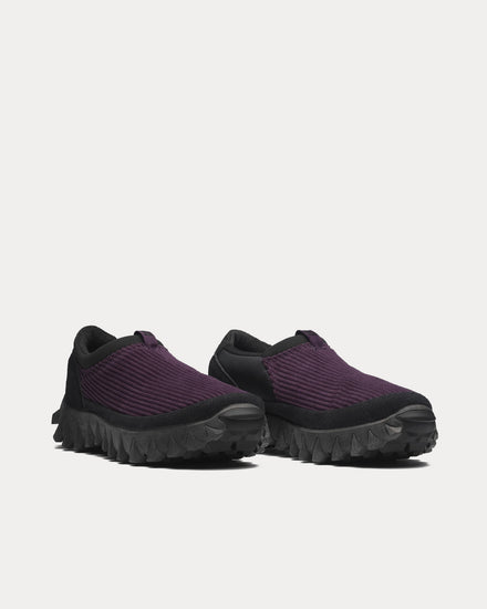 Salomon Snowclog Corduroy Plum Perfect / Black / Black Slip On Sneakers - 3