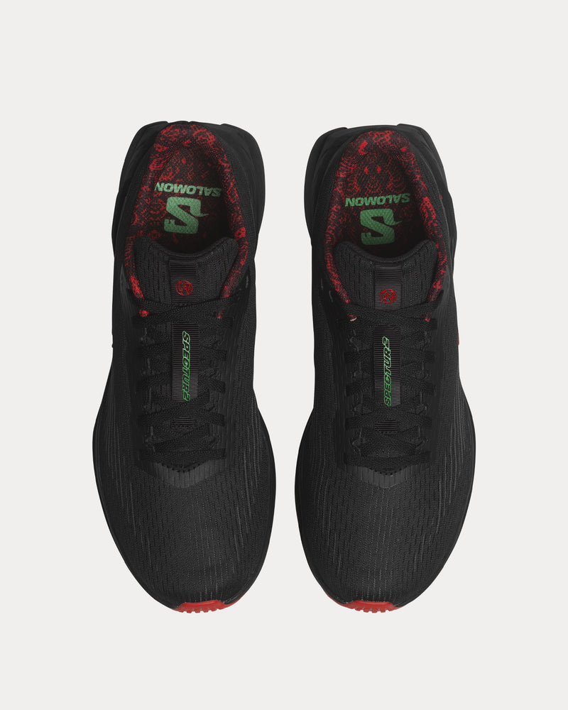 Salomon Spectur 2 'Red Viper' Black / Black Low Top Sneakers - 2