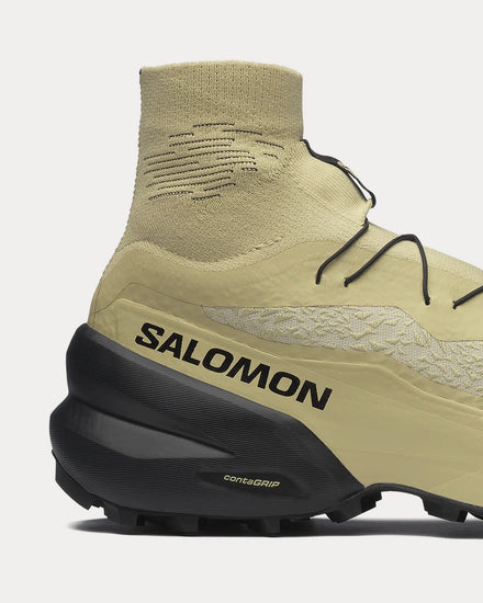 Salomon Speedcross Advanced Pale Olive Green / Black / Black High Top Sneakers - 5