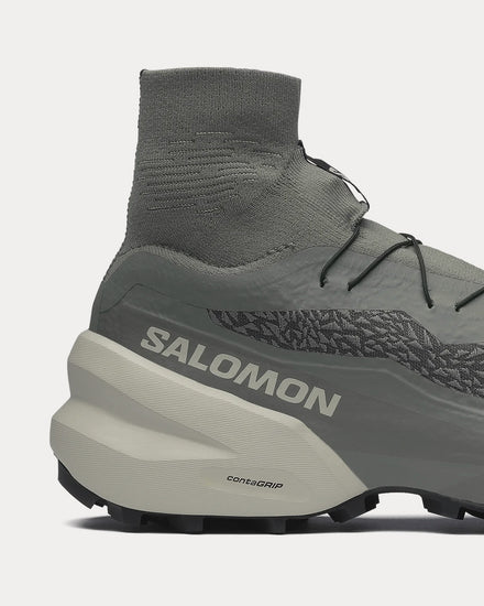 Salomon Speedcross Advanced Sedona Sage / Metal / Black High Top Sneakers - 5