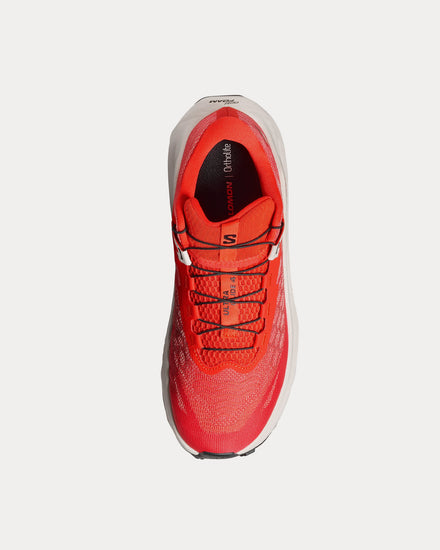 Salomon Ultra Glide 4 Fiery Red / Vanilla Ice Running Shoes - 2