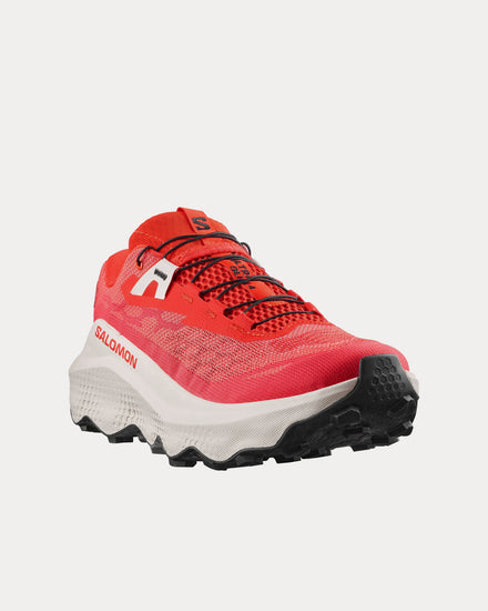 Salomon Ultra Glide 4 Fiery Red / Vanilla Ice Running Shoes - 3