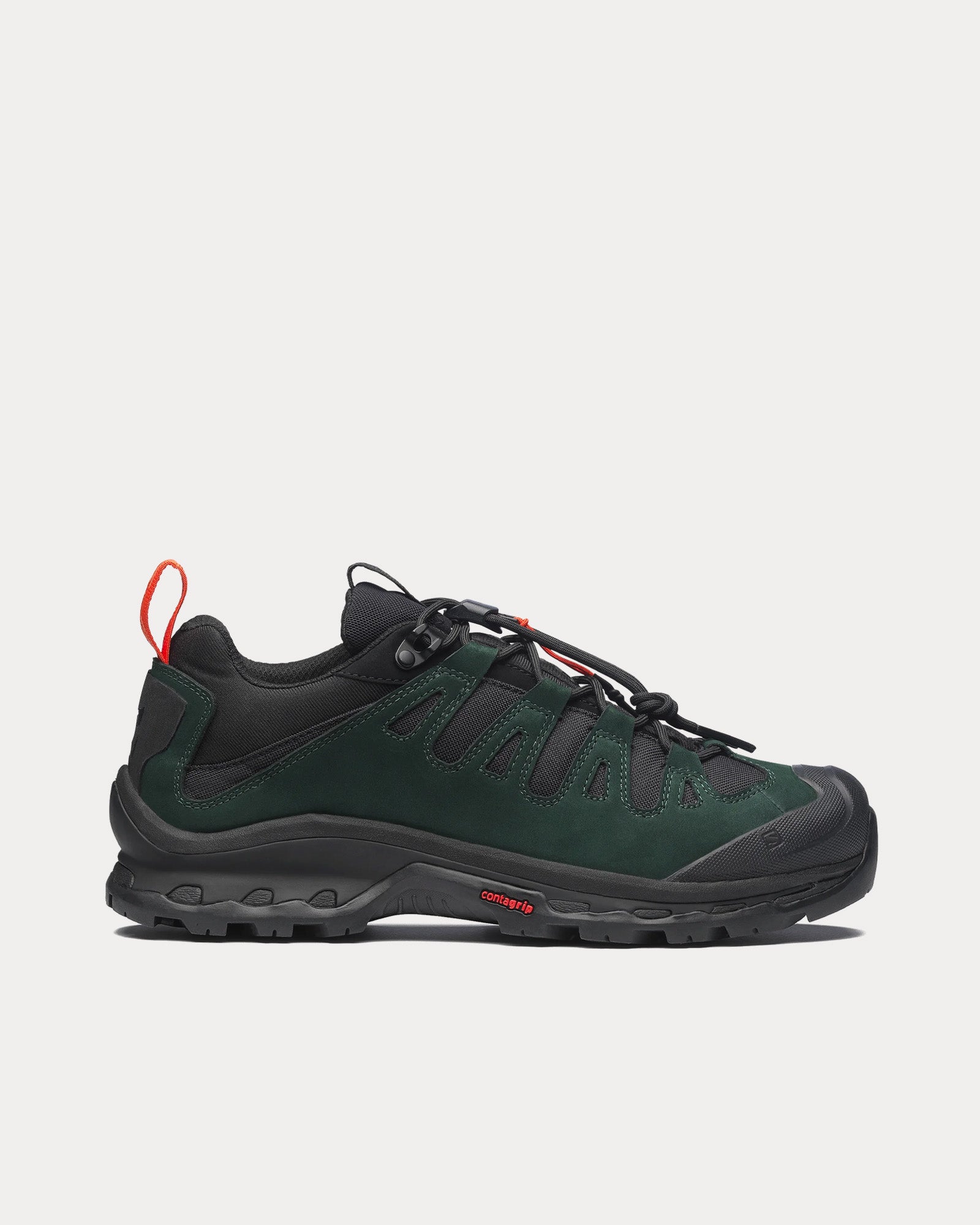 Salomon x GR10K Unisex Quest Low 2 Black / Ponderosa Pine / Flame