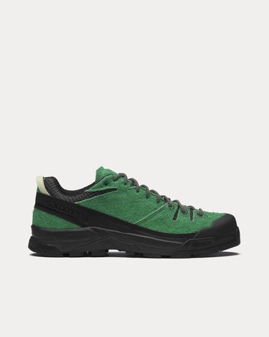 Salomon X-Alp Suede Black / Parakeet / Patina Green Low Top Sneakers