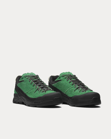 Salomon X-Alp Suede Black / Parakeet / Patina Green Low Top Sneakers - 3