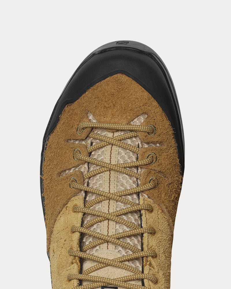 Salomon X-Alp Suede Bronze Brown / Wood Thrush / Safari Low Top Sneakers - 5